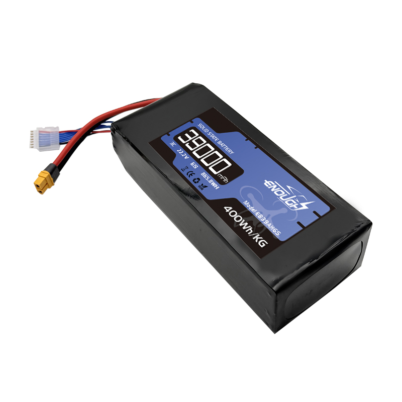 VBpower  Аккумулятор 6S LiPo 22,2 В 39000 мА·ч 3C, полу-твердотельный пакетный АКБ для дронов, БПЛА, eVTOL, AGV