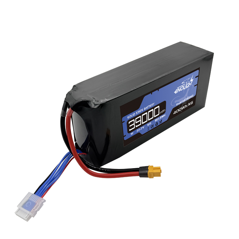 VBpower  Аккумулятор 6S LiPo 22,2 В 39000 мА·ч 3C, полу-твердотельный пакетный АКБ для дронов, БПЛА, eVTOL, AGV