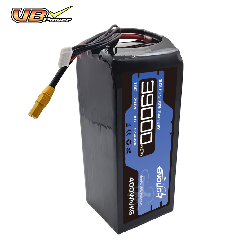 VBpower литий‑полимерный аккумулятор 8S 29,6V 39000мА·ч 10C для грузоподъемного дрона