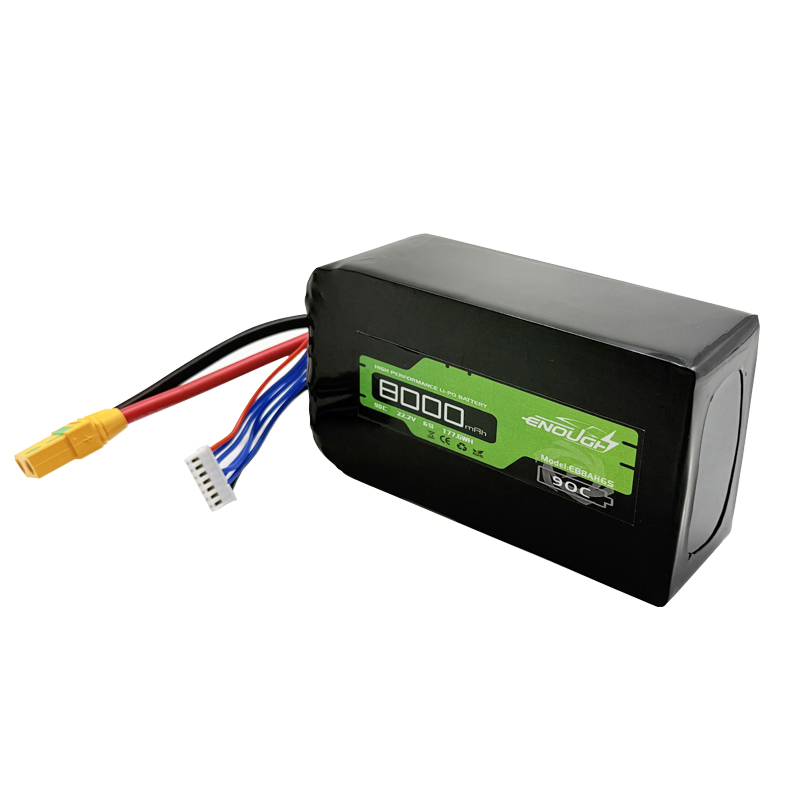 VBpower литий-полимерный аккумулятор 8000 мА·ч 6S 22,2 В 90C, тройной литий