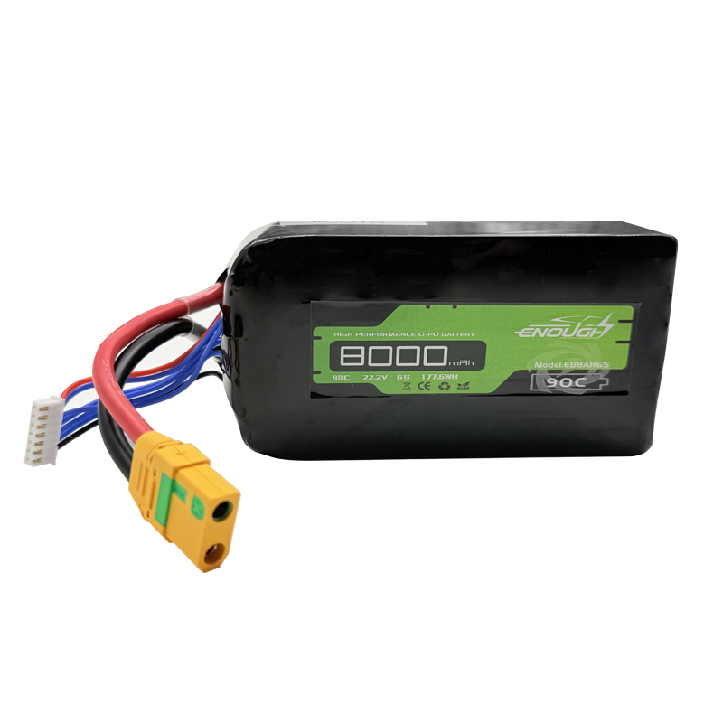 VBpower литий-полимерный аккумулятор 8000 мА·ч 6S 22,2 В 90C, комплект Hunyuan
