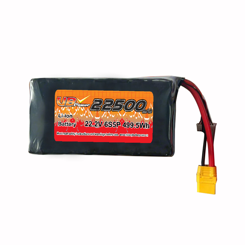 VBpower 22.2V 22500mAh 6S литий-ионный аккумулятор с разъемом XT150H