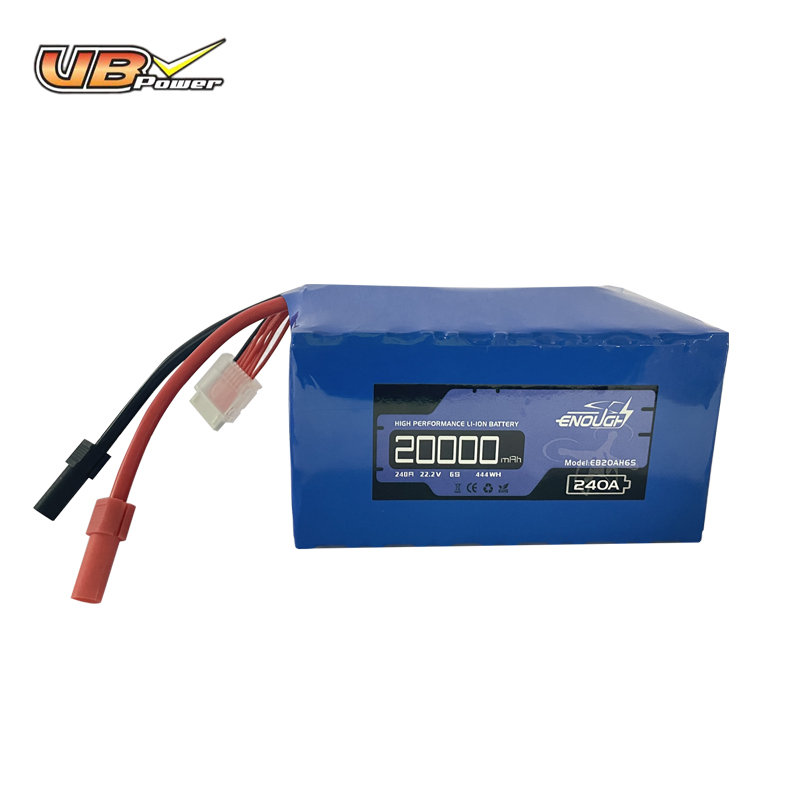 VBpower 20000мА·ч 22,2В 240А Высокопроизводительная литий-ионная батарея