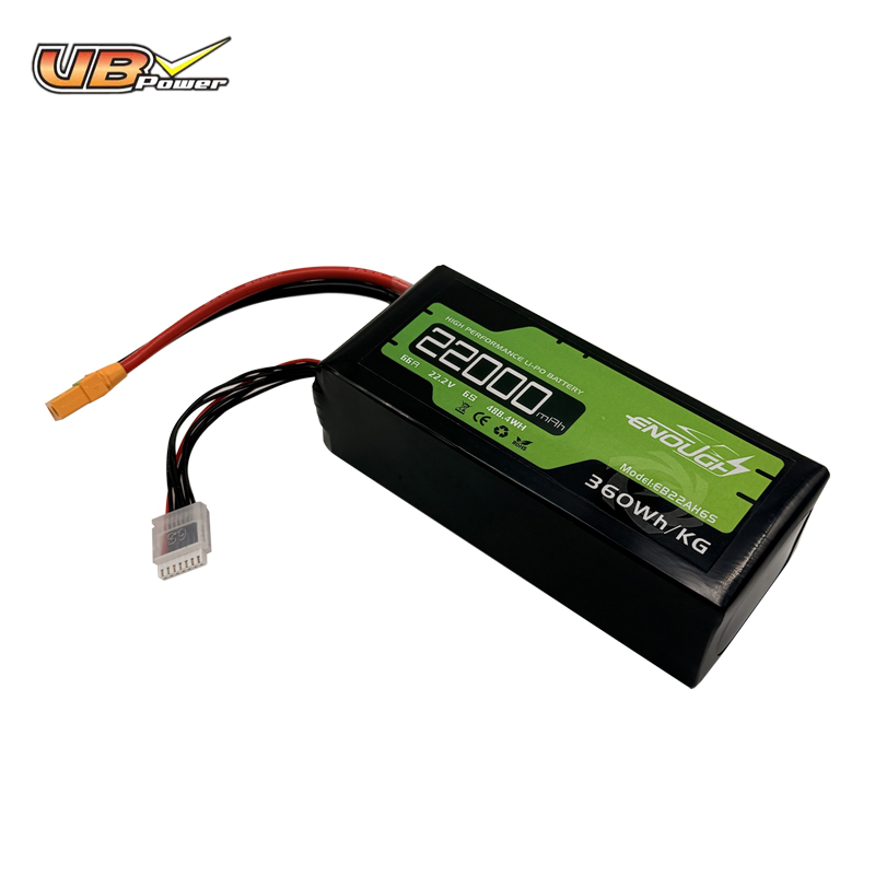 VBpower 22000мА·ч 22,2В 66 А Высокопроизводительный литий-полимерный аккумулятор