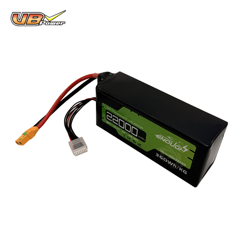 VBpower 22000мА·ч 22,2В 66 А Высокопроизводительный литий-полимерный аккумулятор