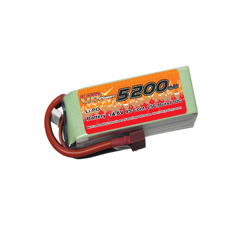 VBpower 5200mAh 25C 4S 14.8V Li-Po аккумулятор для RC-моделей.