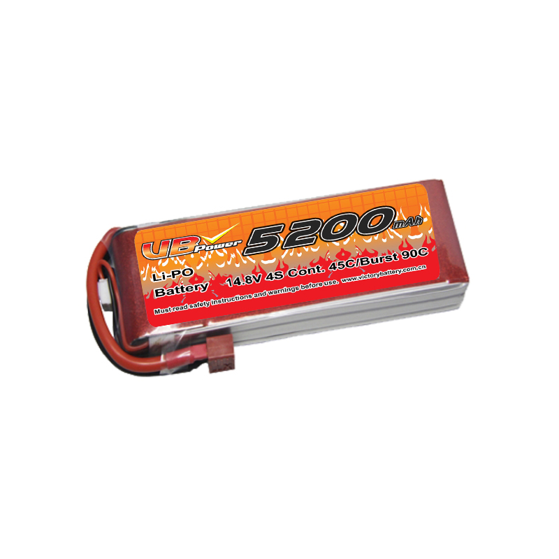 VBpower 5200mAh 45C 4S 14.8V Li-PO аккумулятор для RC моделей