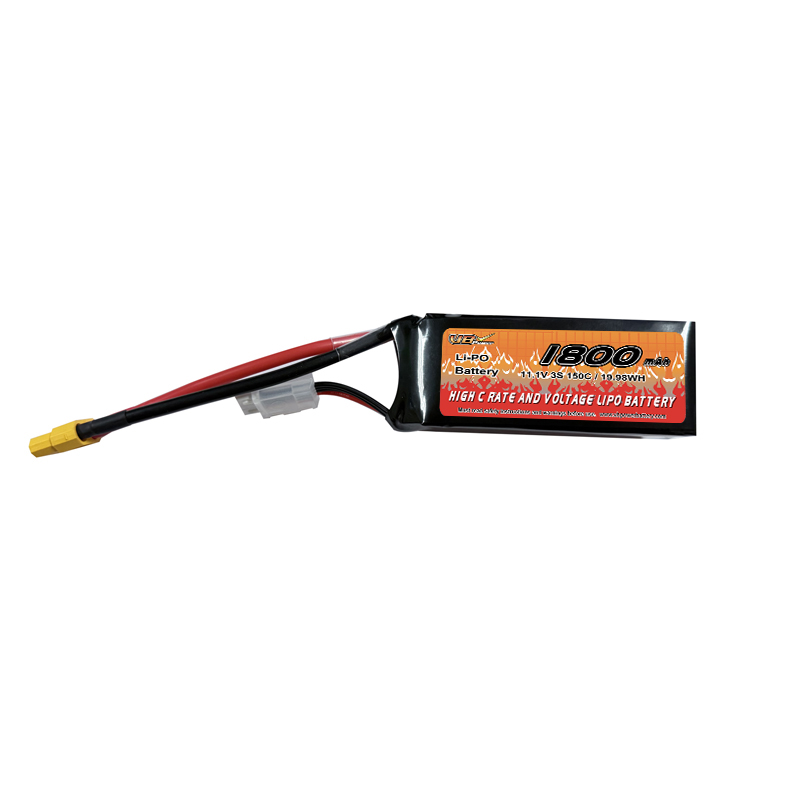 VBpower FPV аккумулятор 1800mAh 11.1V 3S 150C Высокорарядный Li-Po аккумулятор высокой производительности