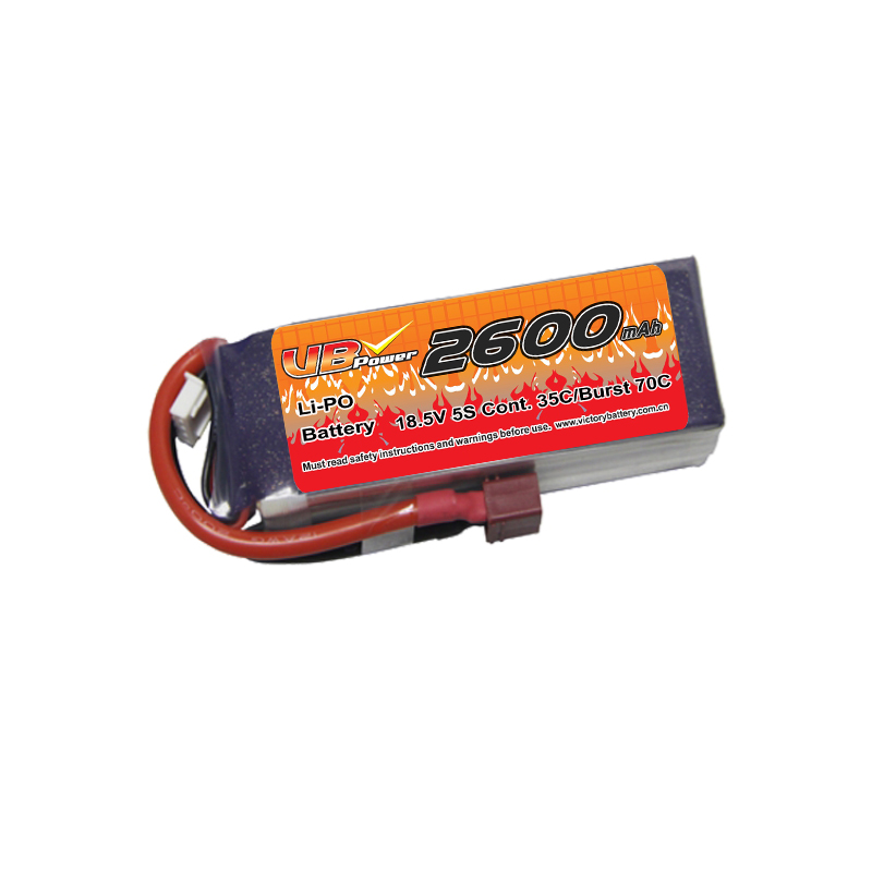 VBpower 2600mAh 35C 5S 18.5V для RC моделей (Li-PO)