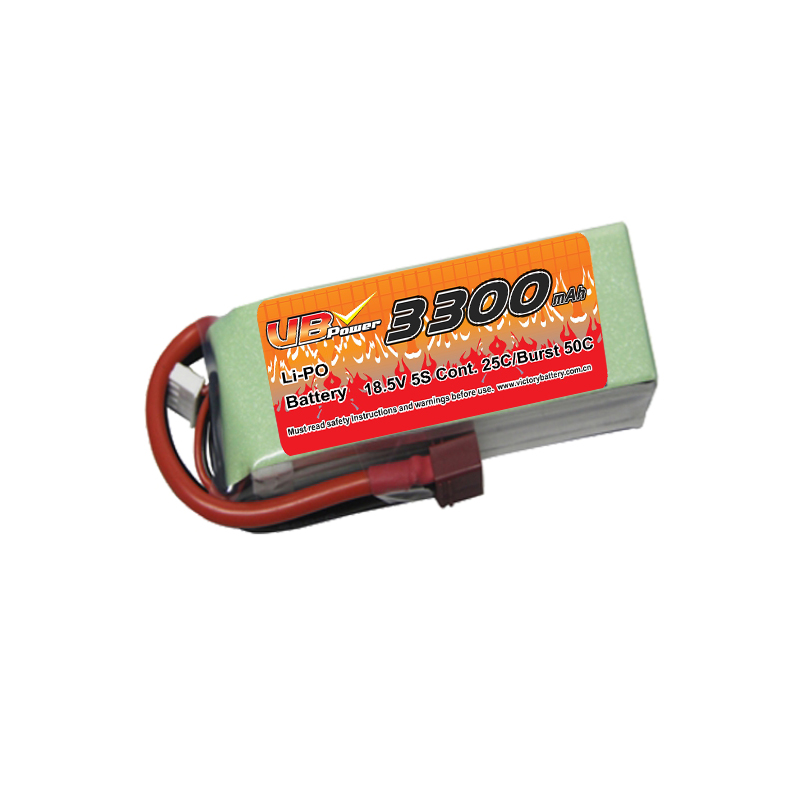 VBpower 3300mAh 25C 5S 18.5V Li-Po аккумулятор для RC-моделей.