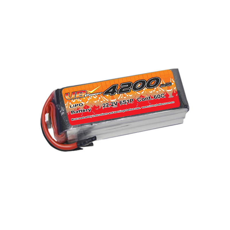 VBpower 4200mAh 60C 6S 22.2V Аккумулятор для RC моделей Li-PO