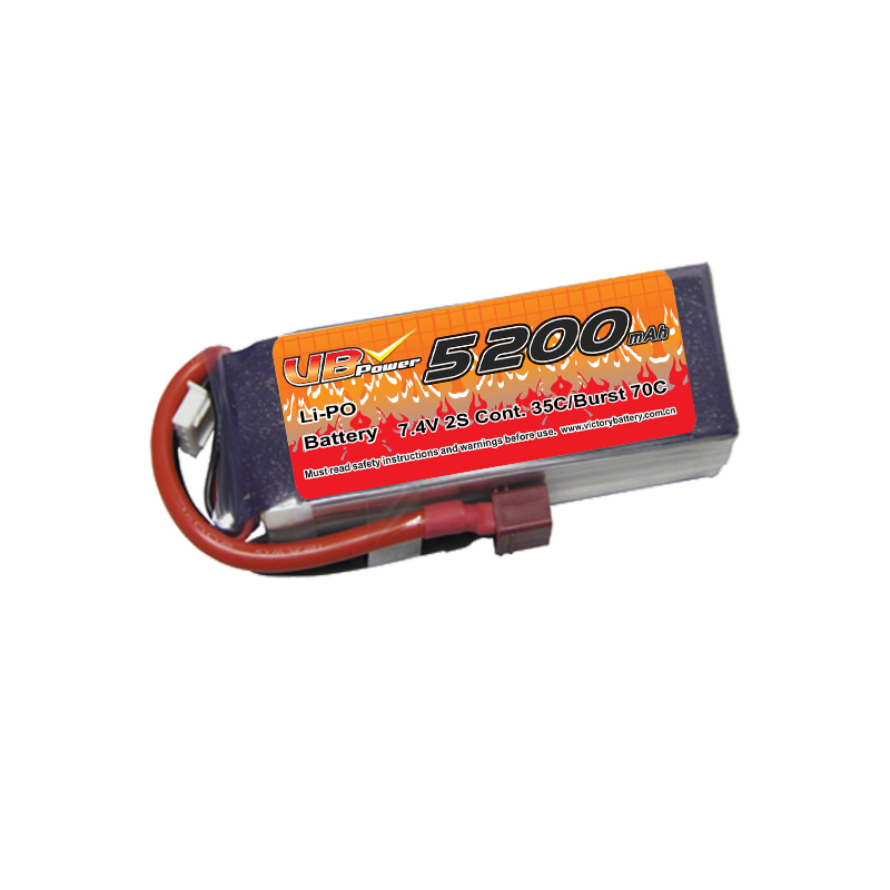 VBpower 5200mAh 35C 2S 7.4V Li-Po аккумулятор для RC моделей