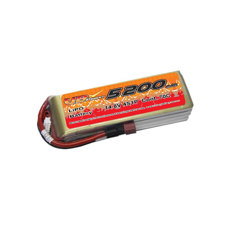 VBpower 5200mAh 70C 4S 14.8V высокотоковый Li-PO аккумулятор для RC моделей