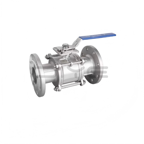 Краны фланцевые нержавеющие(3PC)