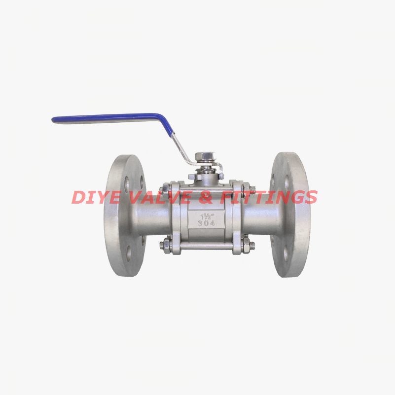 Краны фланцевые нержавеющие（3PC) - WENZHOU DIYE VALVE & FITTINGS CO.,LTD.