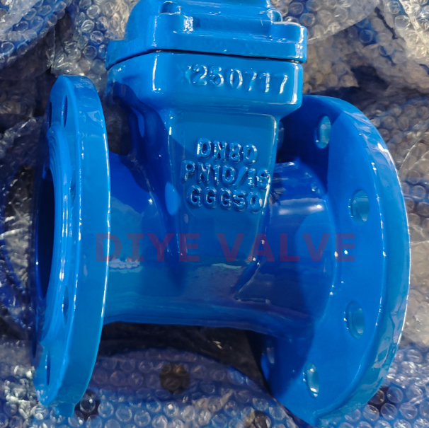 Задвижка чугунная фланцевая с обрезиненным клином 30ч39р - WENZHOU DIYE VALVE & FITTINGS CO.,LTD.