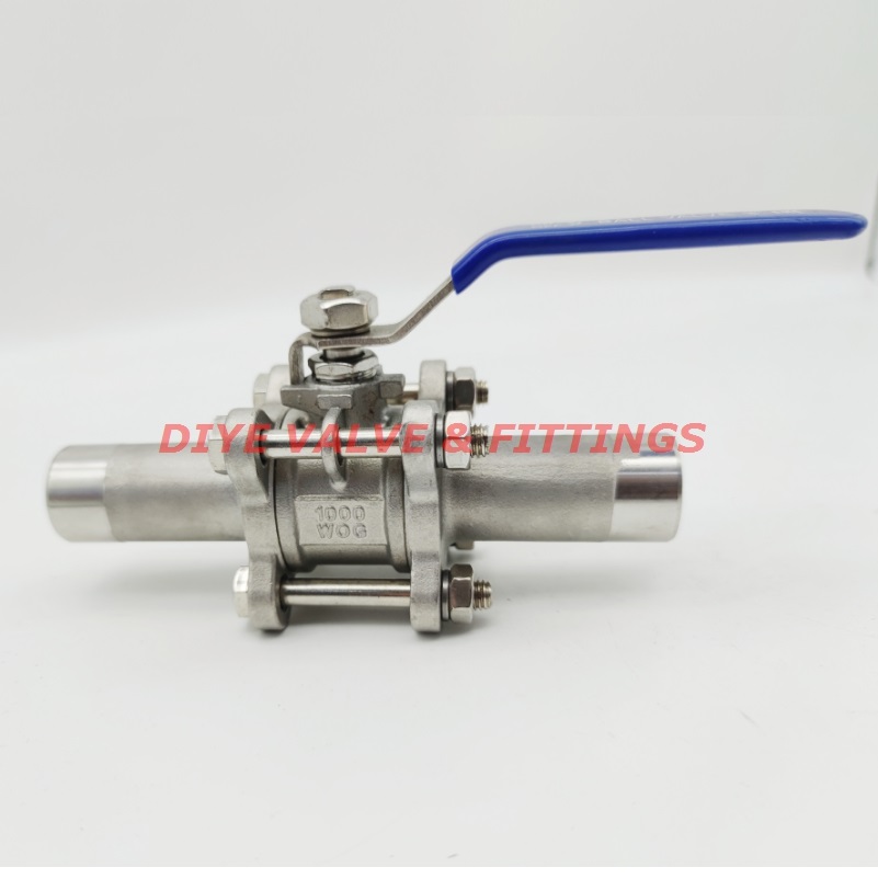 Кран шаровой приварной нержавеющий - WENZHOU DIYE VALVE & FITTINGS CO.,LTD.