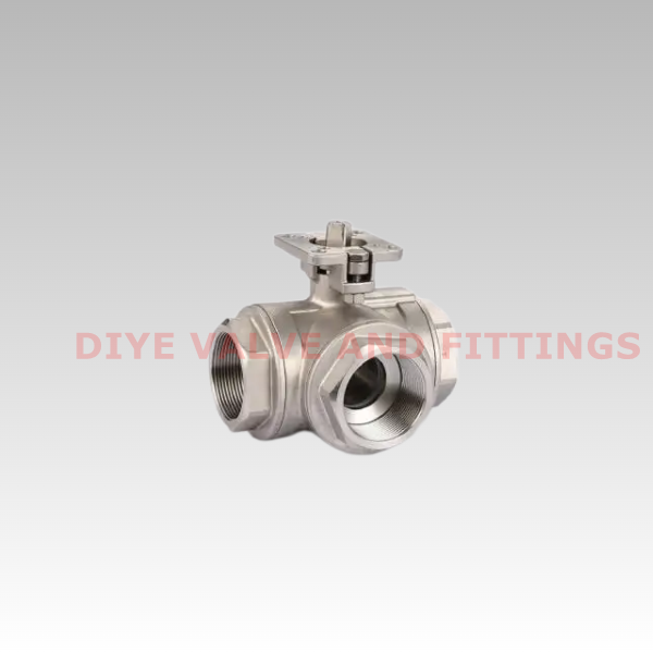 Кран шаровой трехходовой из нержавеющей стали - WENZHOU DIYE VALVE & FITTINGS CO.,LTD.