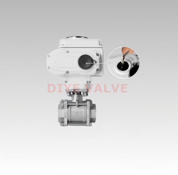 Кран шаровый муфтовый под привод нержавеющий (3PC) - WENZHOU DIYE VALVE & FITTINGS CO.,LTD.