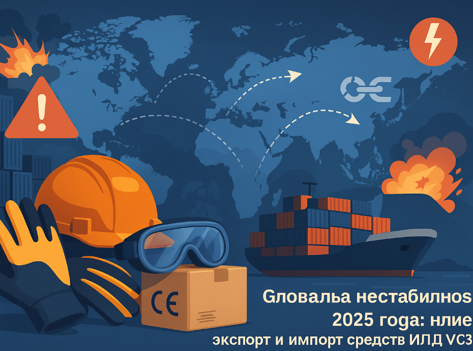 Глобальная нестабильность 2025 года: влияние на экспорт и импорт средств индивидуальной защиты