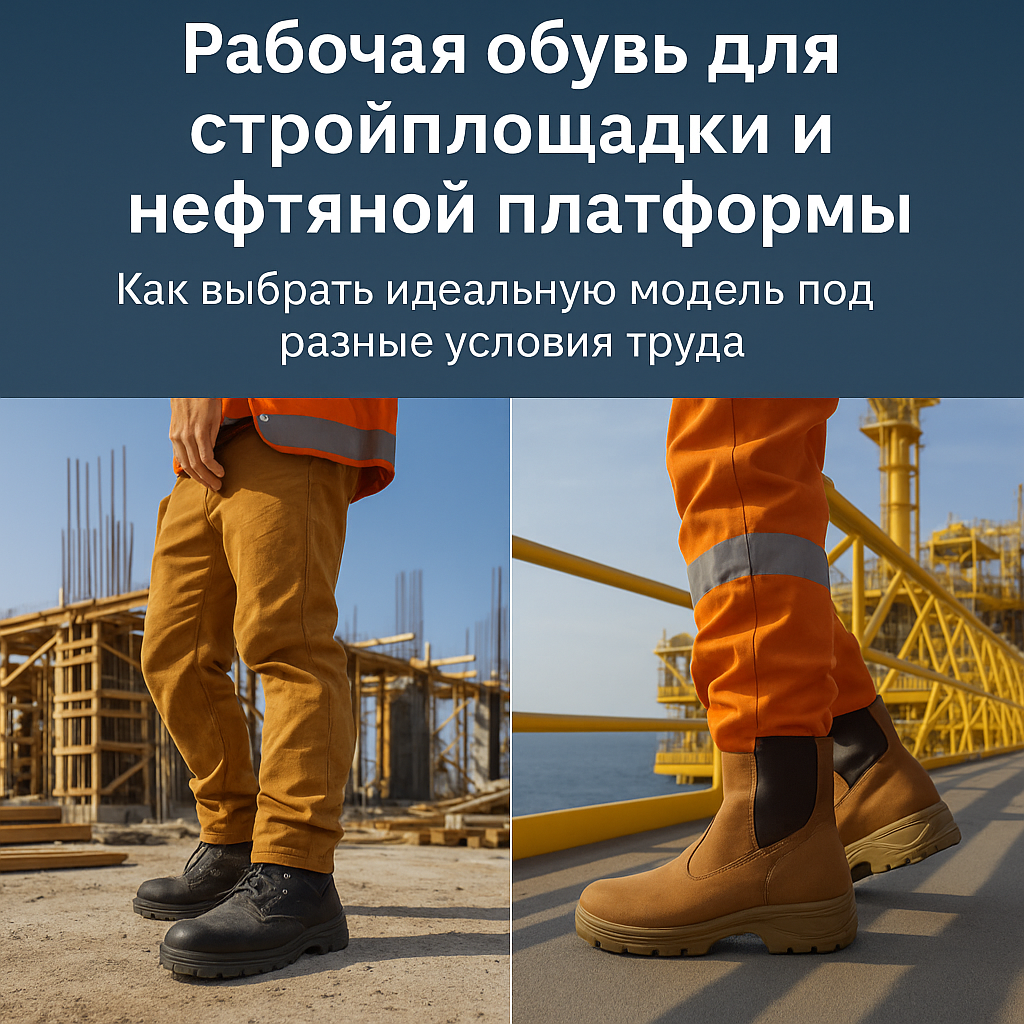 «Стройплощадка vs. нефтяная платформа: сравнение рабочей обуви»