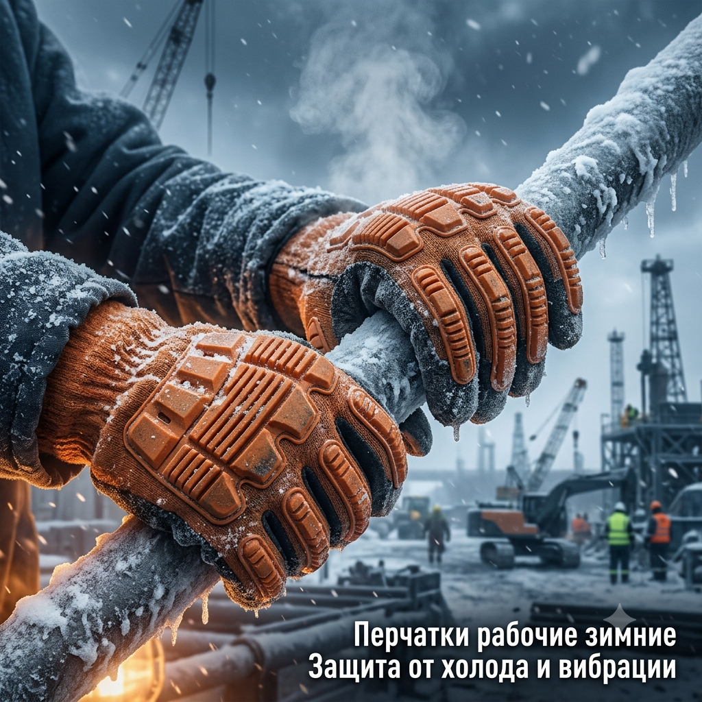 Перчатки рабочие зимние — надёжная защита рук при минусовой температуре