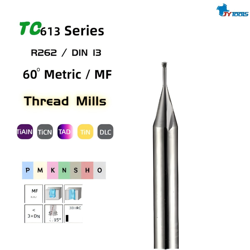 Миниатюрная метрическая резьбовая фреза - TC613