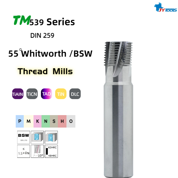 Резьбовая фреза Whittaker BSW - TM539 (1)