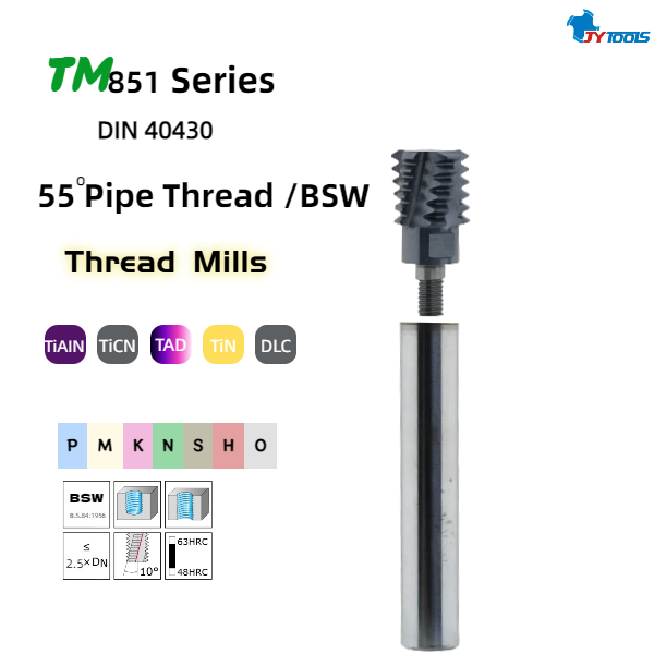 Резьбовая фреза для трубной резьбы- TM851 (1)