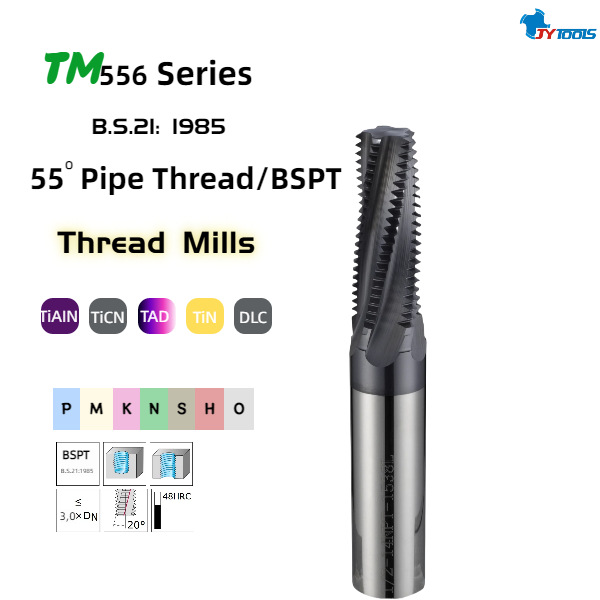 конической трубной резьбы (британский стандарт) - TM556