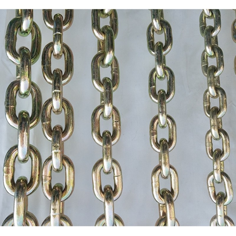 Подъемная цепь G80, оцинкованная гальваническим...
