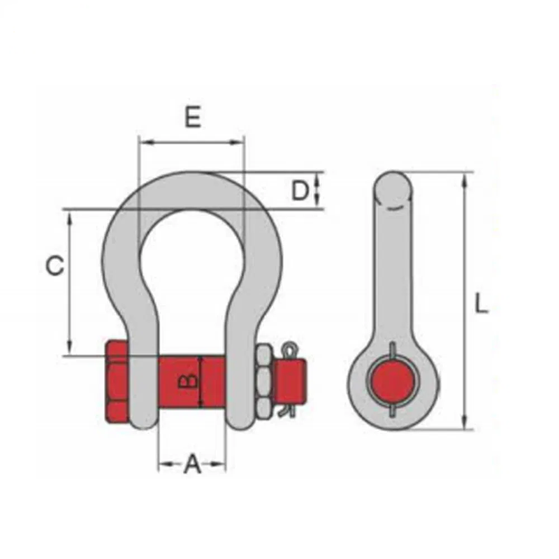 Скоба такелажная