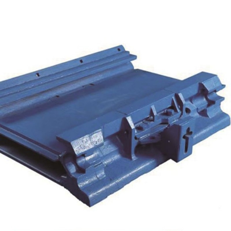 Высокопрочное металлическое шахтное конвейерное оборудование с цельной отливкой и центральным желобом, подходящее для специальных шахтных стволов