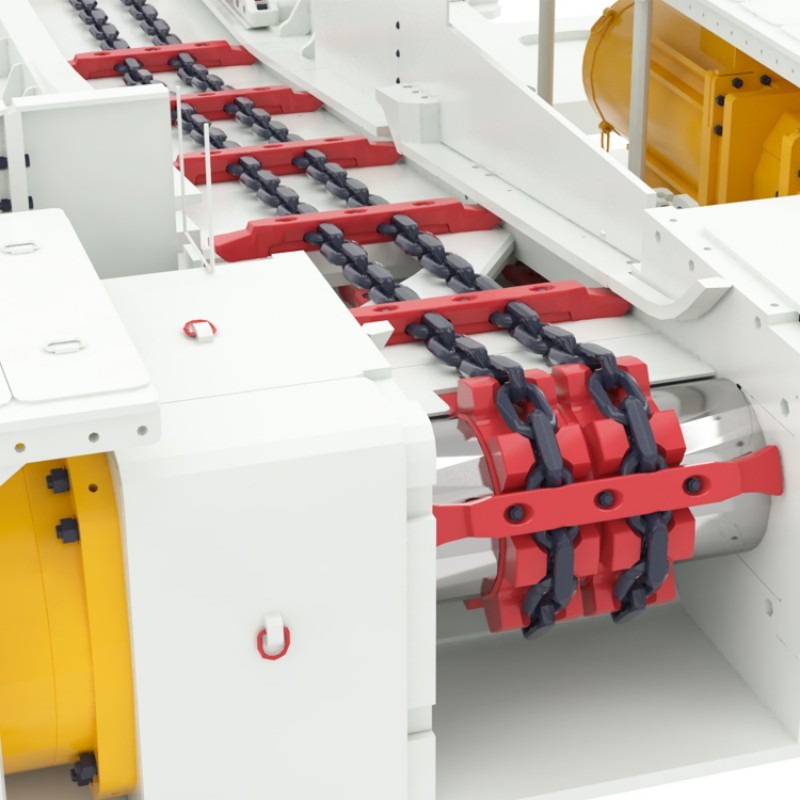 Цепь круглозвенная горнодобывающая с высокой из...