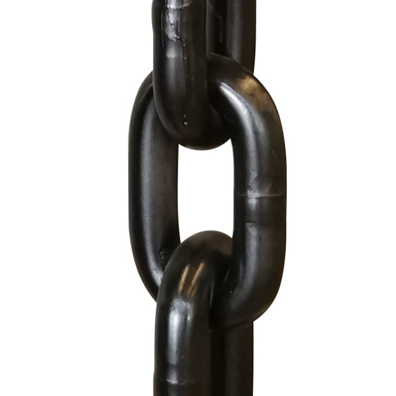 Компактная цепь для горнодобывающей промышленности, класс D, чернёная, высокопрочная тяговая цепь для угольных машин