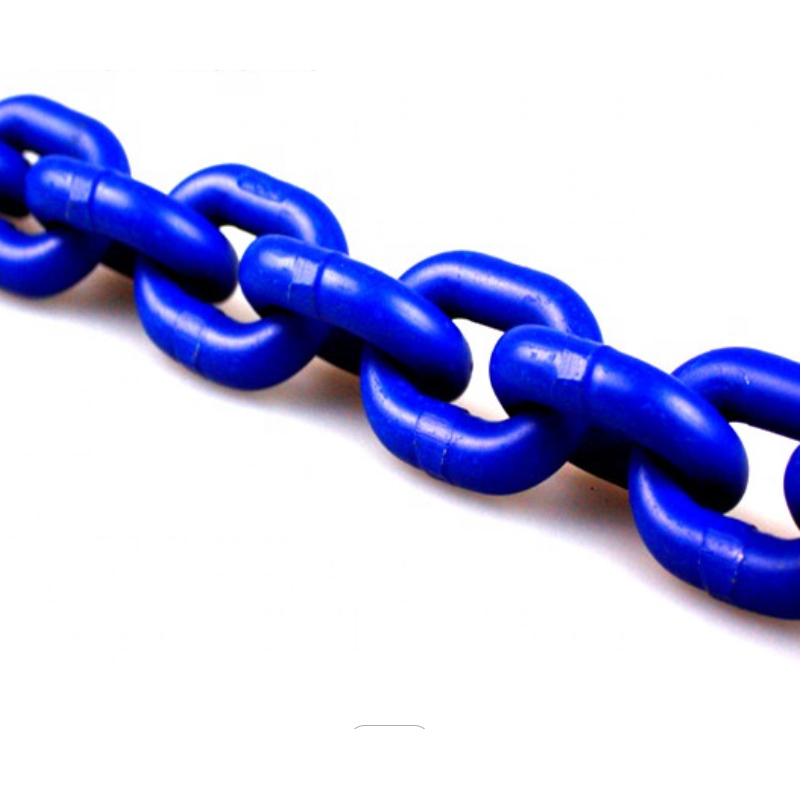 Цепь стандарта ASTM 80 с покрытием из карбида вольфрама, высокая прочность на разрыв, подходит для высоких нагрузок в горнодобывающем оборудовании