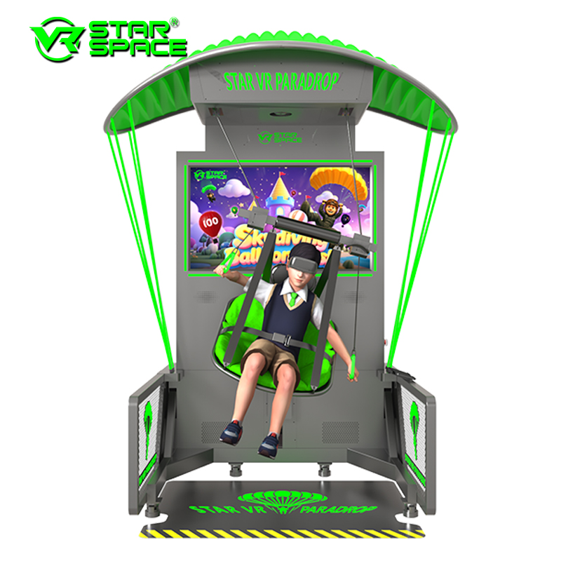 Star VR Paradrop — первый в мире управляемый VR-симулятор прыжков с парашютом!