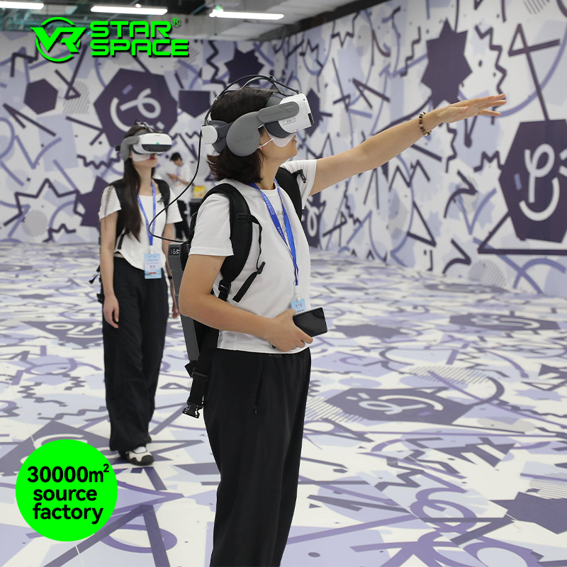 Звёздная VR-Арена: Иммерсивное поле боя со свободным перемещением — Реальные ощущения, безграничная огневая мощь, вступайте в бой в любой момент!