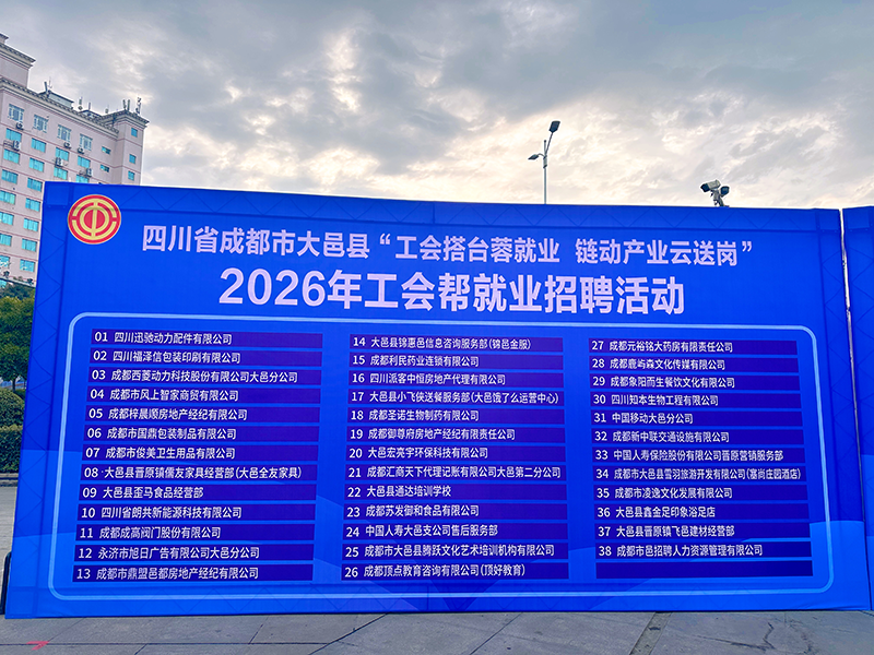 Участие Sichuan Xunchi Power в мероприятии по содействию трудоустройству, организованном профсоюзом в 2026 году, оказалось весьма успешным (2)