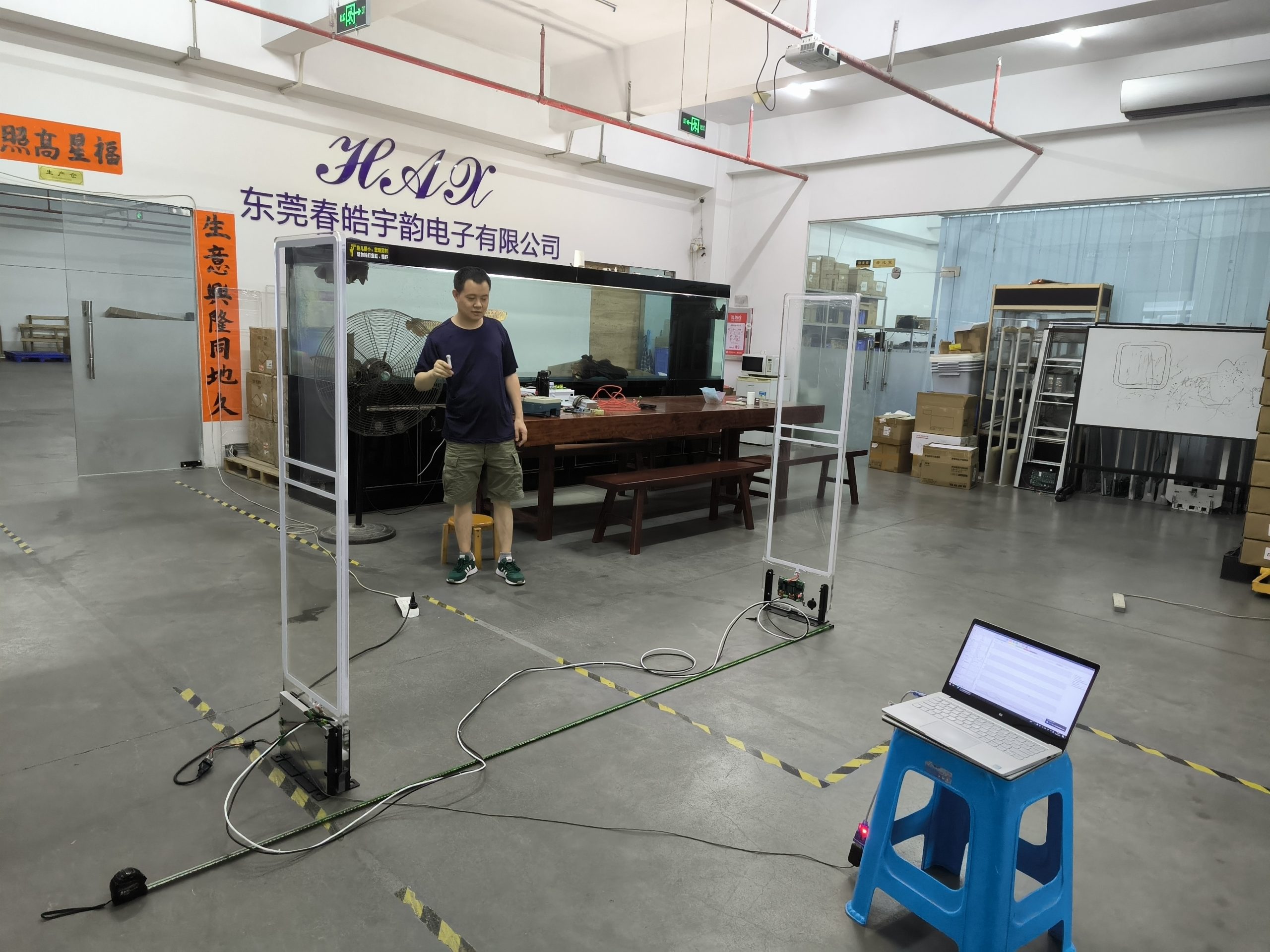 Система сигнализации безопасности EAS 58KHz Акриловая антенна HAX9370