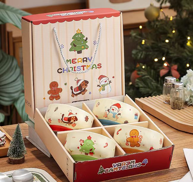 4 миски для ежедневных семейных обедов и быстрого обмена блюдами и закусками, когда собираются друзья