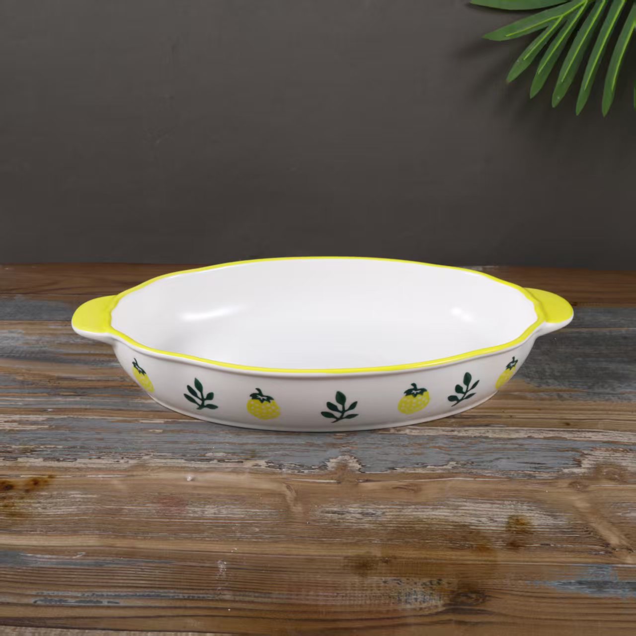 Набор высокотемпературных керамических овальных форм для выпечки, стильный и элегантный, оптом.