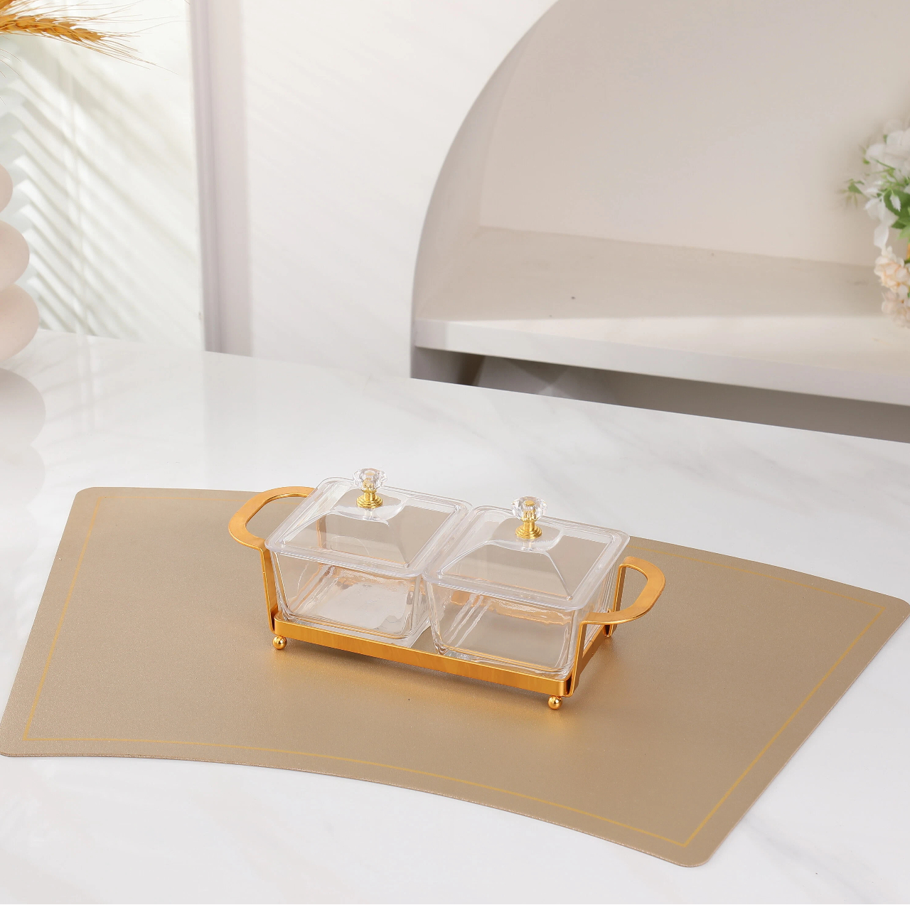 Кухонные стеклянные банки для специй, коробки для закусок и сухофруктов с металлическими полками