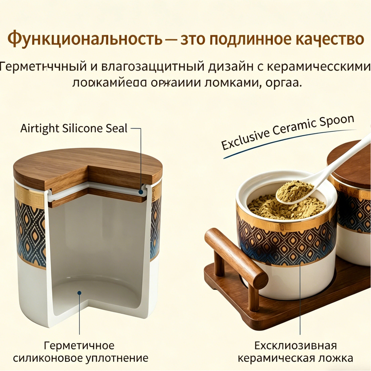 Набор из трех керамических баночек для специй в марокканском стиле, оптовая продажа по низкой цене.