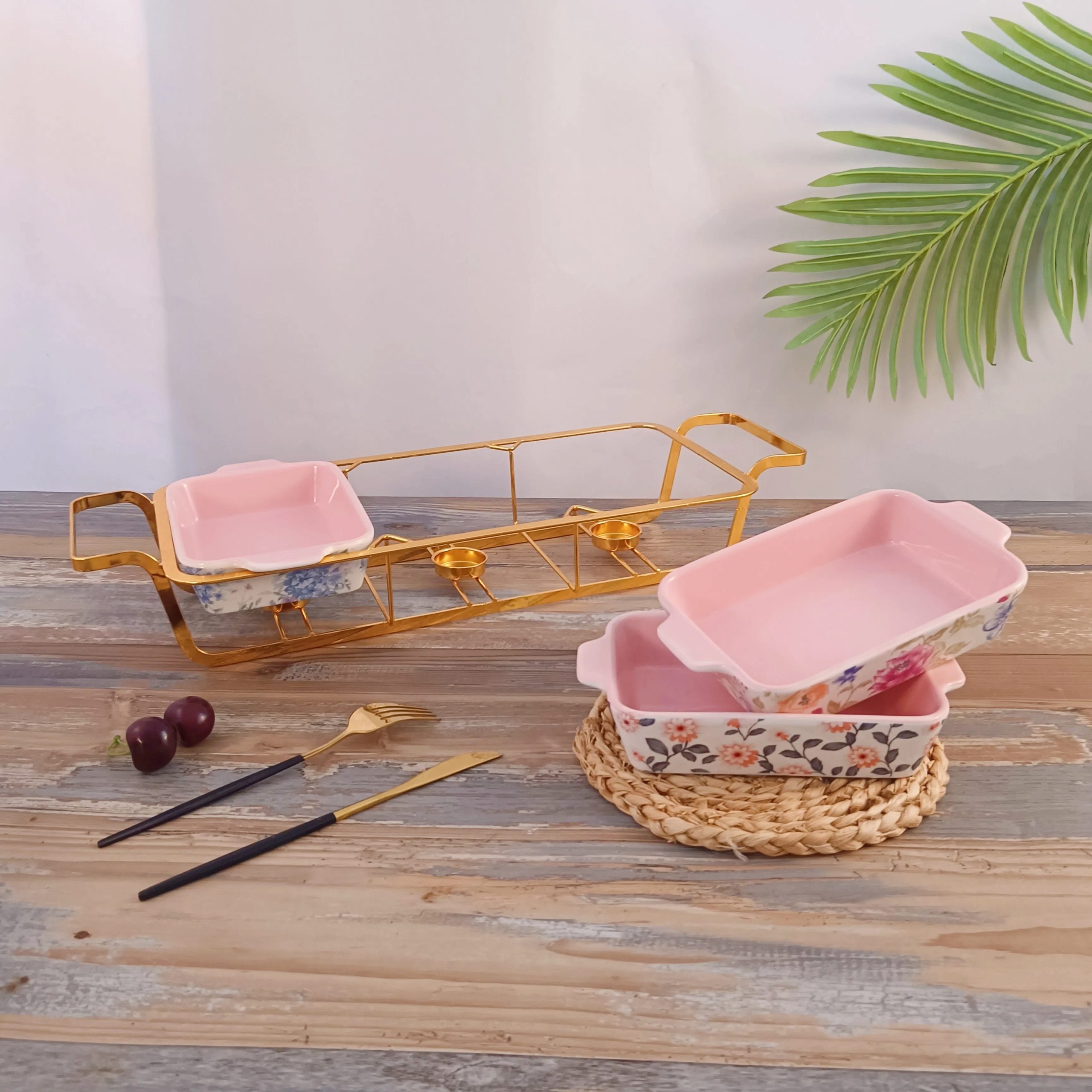 Высококачественная керамическая форма для выпечки, металлическая решетка, форма для запекания из кованого железа с гальваническим покрытием.