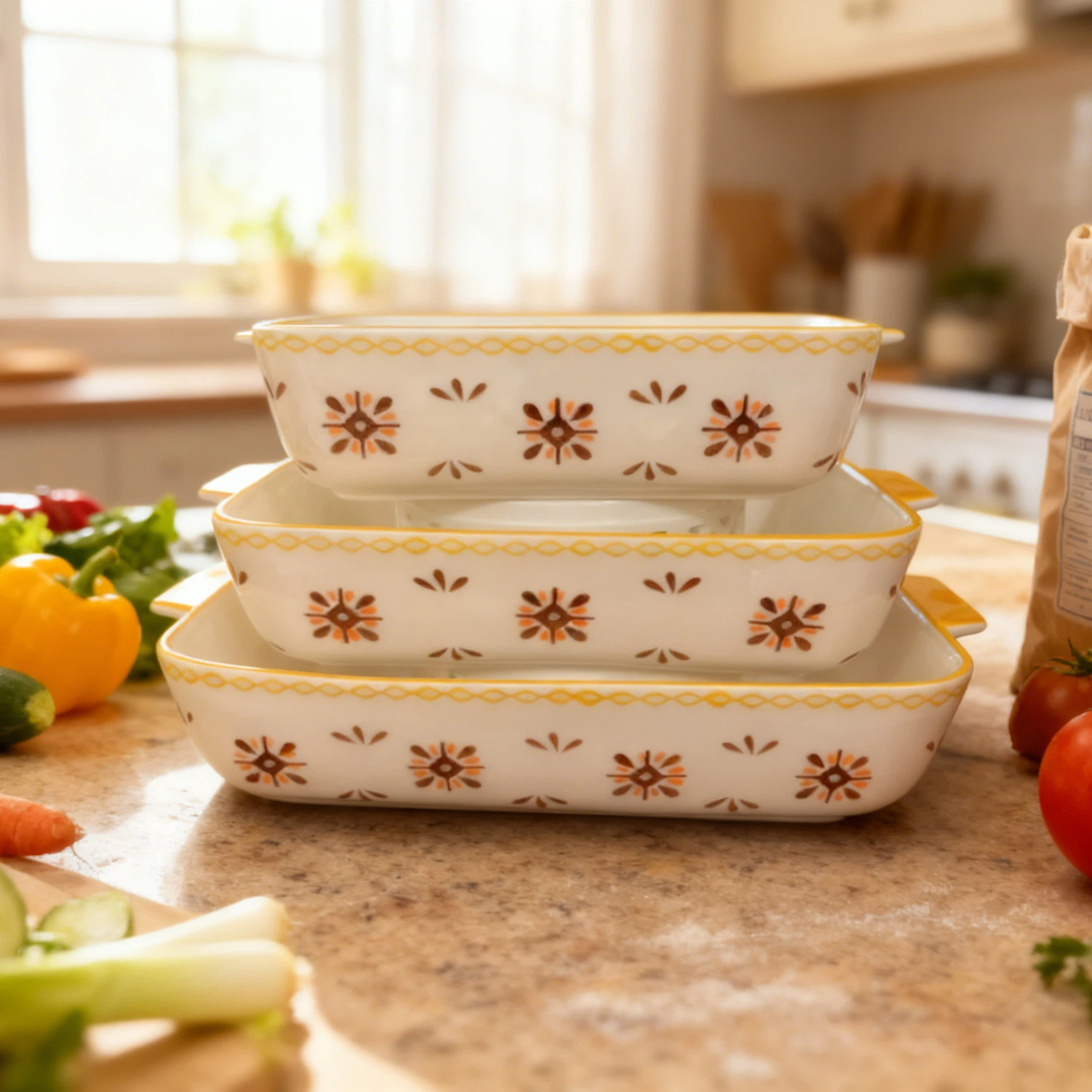 Оптовые наборы симпатичных керамических форм для выпечки