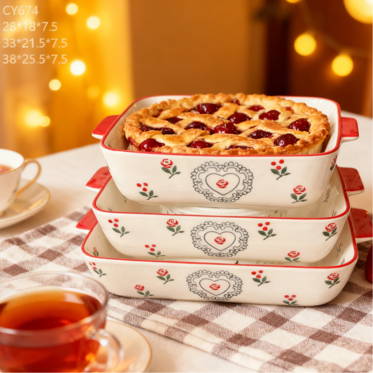 Оптовые наборы симпатичных керамических форм для выпечки