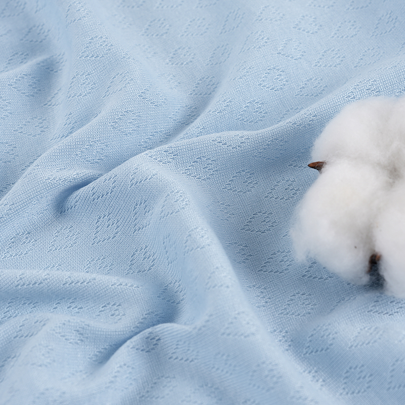 JY1293 Ткань в рубчик жаккардового плетения в форме сердца из полиэстера и спандекса, эластичный трикотаж для детской одежды для дома, ткань для женских маечек