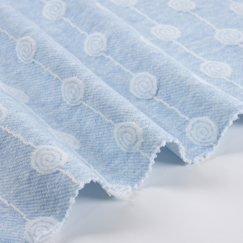 JY2233 Ткань из 100% хлопка, жаккардовая, с узором «Сердце и круг», стеганая, теплая, подходит для осенне-зимней пижамы и домашней одежды