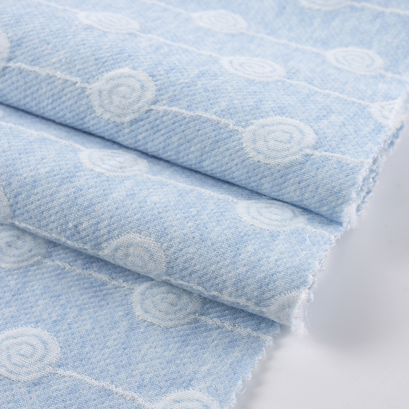 JY2233 Ткань из 100% хлопка, жаккардовая, с узором «Сердце и круг», стеганая, теплая, подходит для осенне-зимней пижамы и домашней одежды